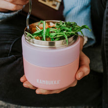 Load image into Gallery viewer, Kambukka Bora SS Double Wall Insulated Lunch Box Baby Pink - 600 ml
