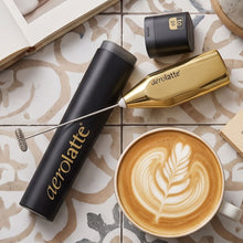 Load image into Gallery viewer, Aerolatte Champagne Gold Milk Frother To Go with Tube
