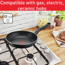 Load image into Gallery viewer, Tefal Black Aluminum Non-Stick 7 Piece Cookware Set
