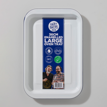 Load image into Gallery viewer, Hairy Bikers 42 cm Enamelled Large Oven Tray
