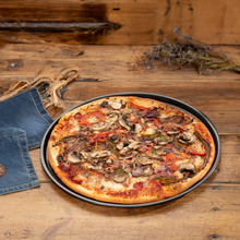 Load image into Gallery viewer, Hairy Bikers Pizza Tray - Black
