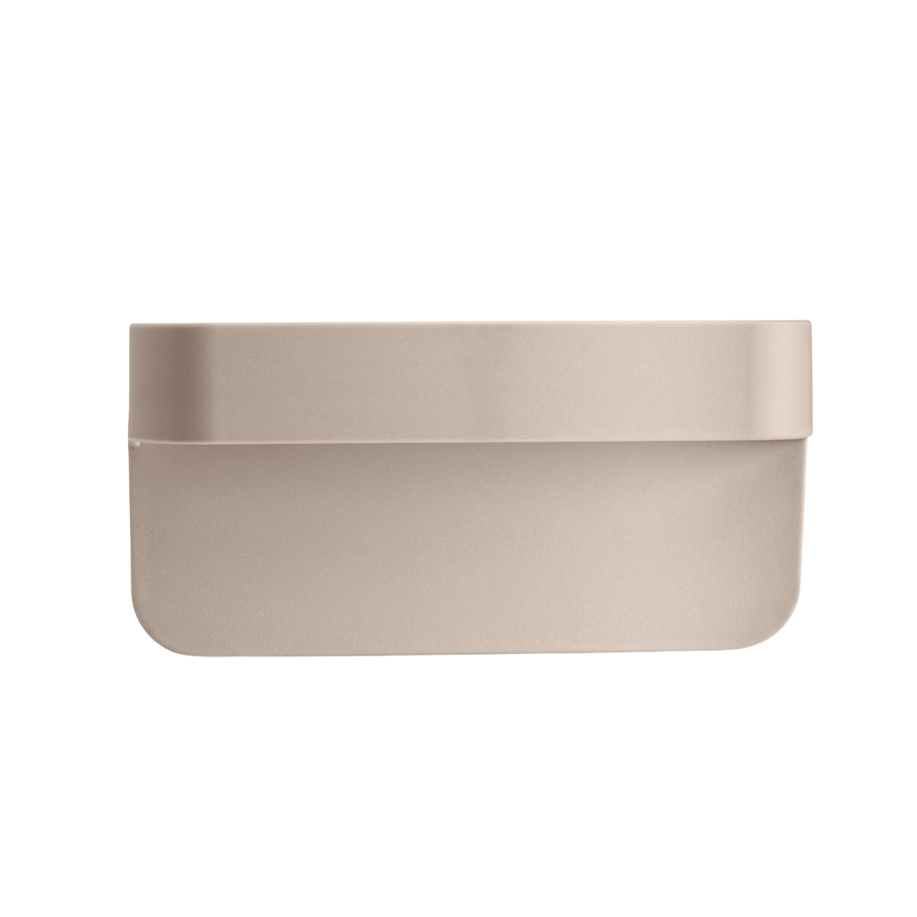 Blim+ Battigia Sponge Holder in taupe, front view
