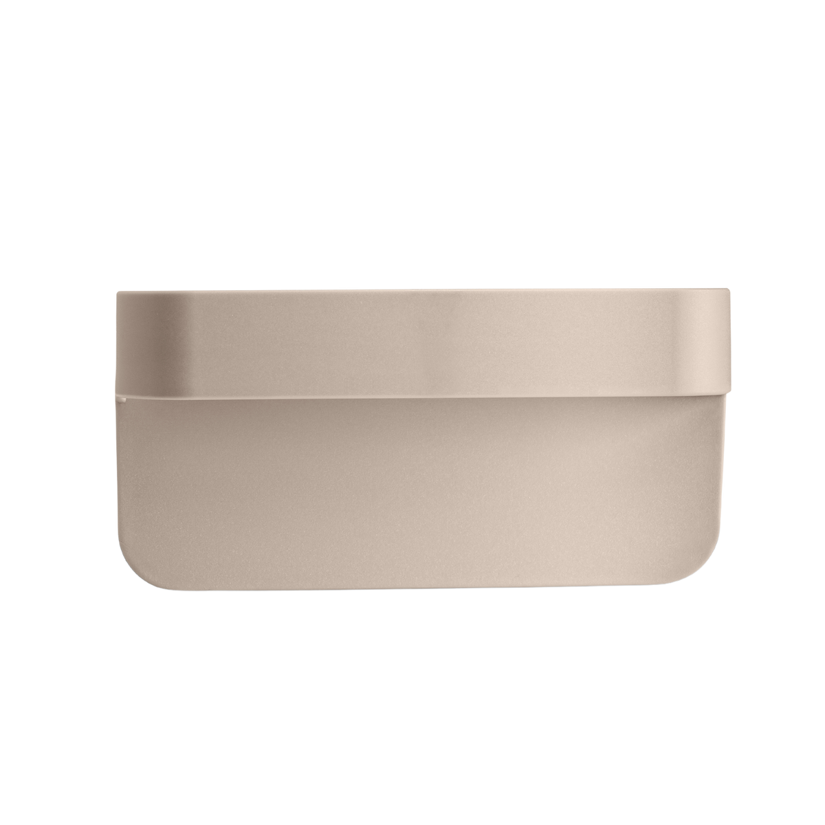 Blim+ Battigia Sponge Holder in taupe, front view