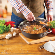 Load image into Gallery viewer, Hairy Bikers Lightweight Cast Iron Shallow 30 cm Casserole Dish
