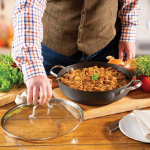 Load image into Gallery viewer, Hairy Bikers Lightweight Cast Iron Shallow 30 cm Casserole Dish
