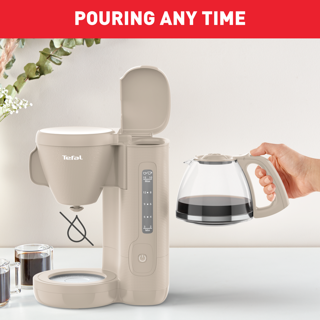 Tefal Morning Filter Coffee Maker with Permanent Filter