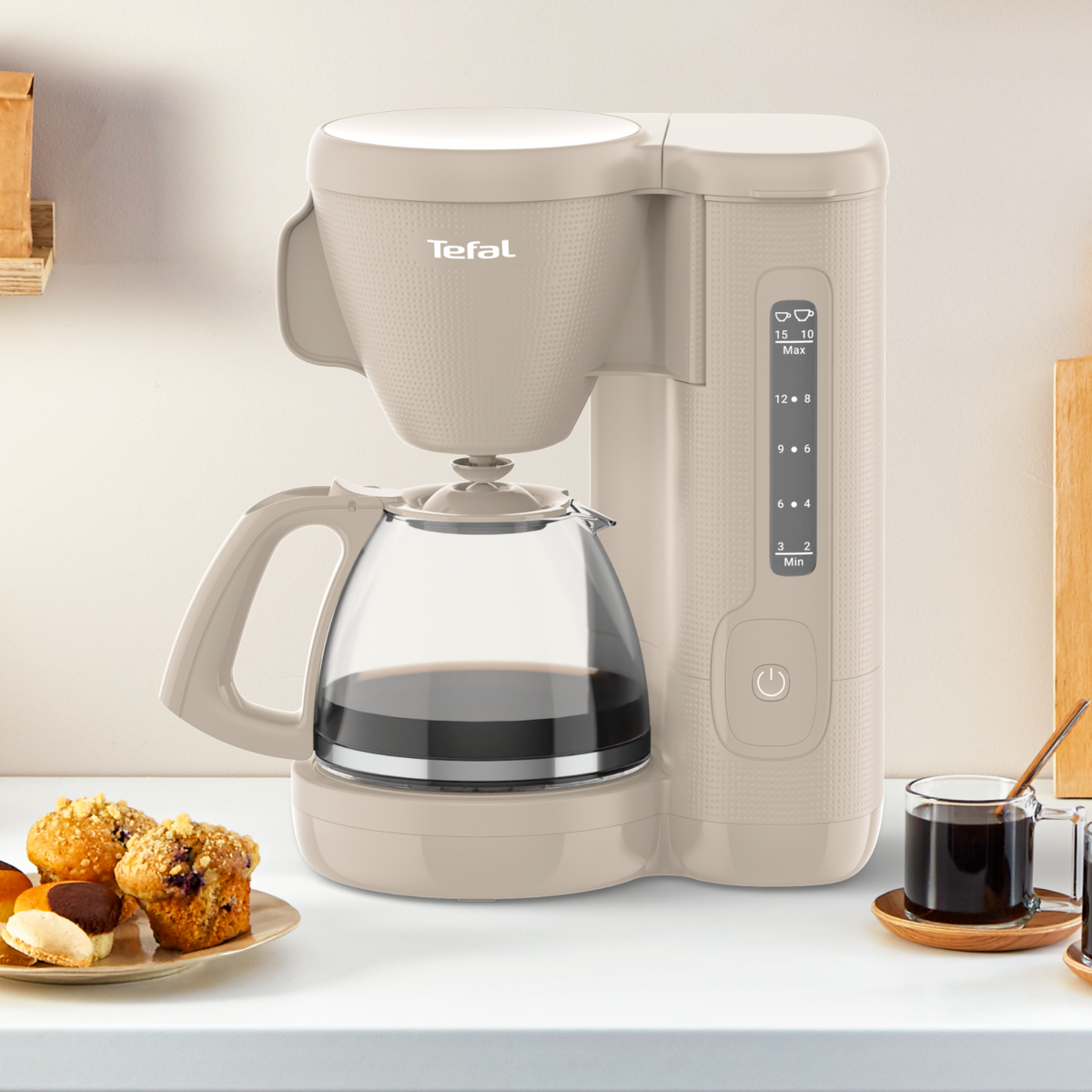 Tefal Morning Filter Coffee Maker with Permanent Filter