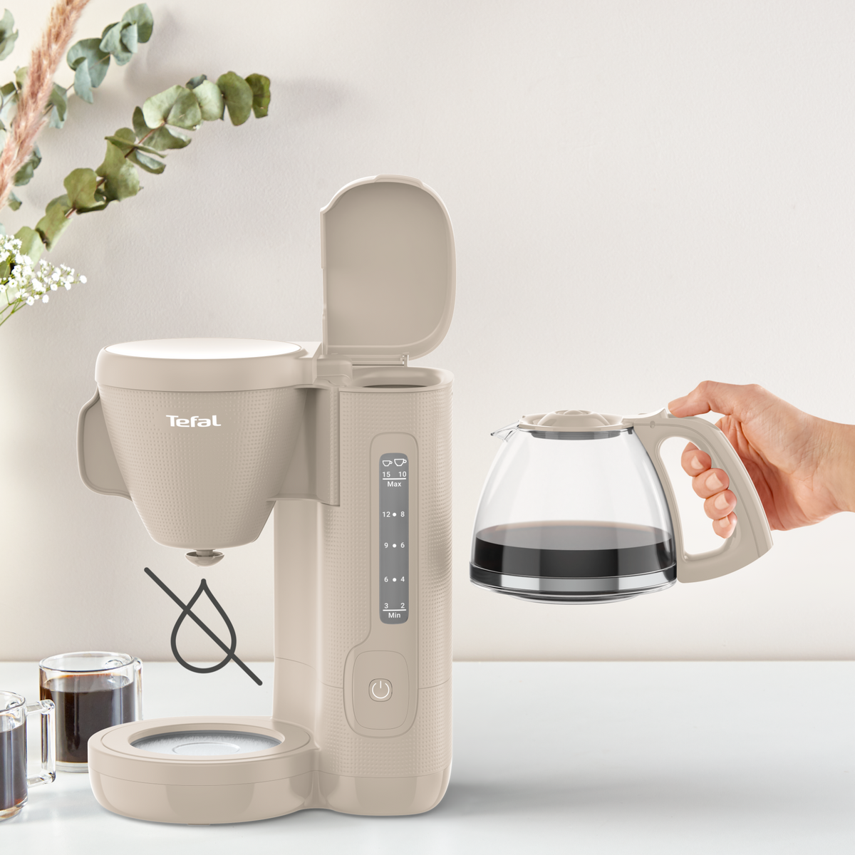 Tefal Morning Filter Coffee Maker with Permanent Filter