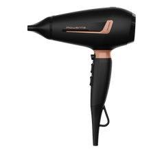 Load image into Gallery viewer, Rowenta Pro Power Hair Dryer 2200 W Ionic Black and Blush
