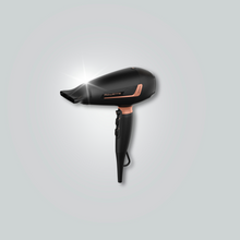 Load image into Gallery viewer, Rowenta Pro Power Hair Dryer 2200 W Ionic Black and Blush
