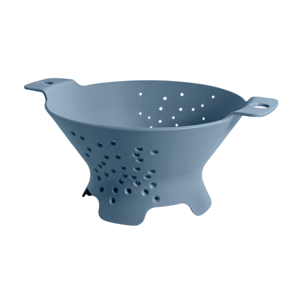 Blim+ Cosmo Colander Medium in blue, side view