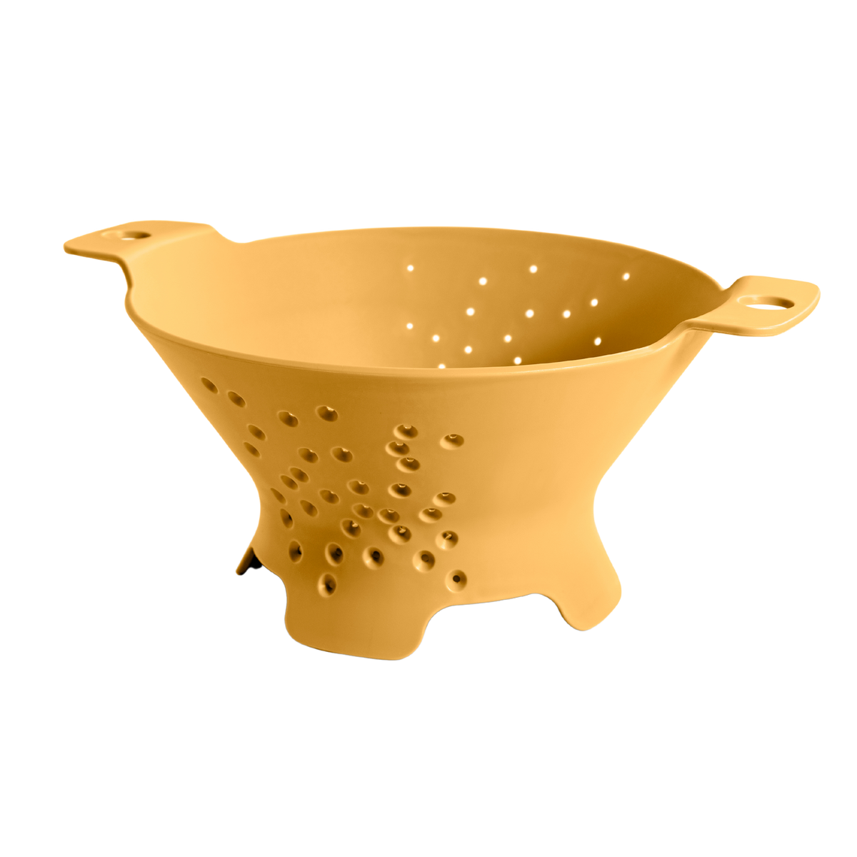 Blim+ Cosmo Colander Medium in yellow, side view