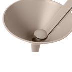 Blim+ Dolina Funnel in taupe, top view with the handle