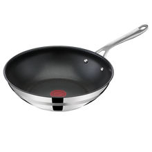 Load image into Gallery viewer, Jamie Oliver by Tefal Cook Smart Stainless Steel Wok Pan 28 cm
