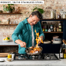 Load image into Gallery viewer, Jamie Oliver by Tefal Cook Smart Uncoated Stainless Steel Frying Pan 24 cm
