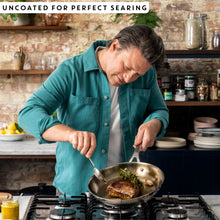 Load image into Gallery viewer, Jamie Oliver by Tefal Cook Smart Uncoated Stainless Steel Frying Pan 24 cm
