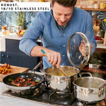 Load image into Gallery viewer, Jamie Oliver by Tefal Cook Smart Uncoated Stainless Steel 6-Piece Cookware Set
