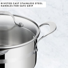 Load image into Gallery viewer, Jamie Oliver by Tefal Cook Smart Uncoated Stainless Steel 6-Piece Cookware Set
