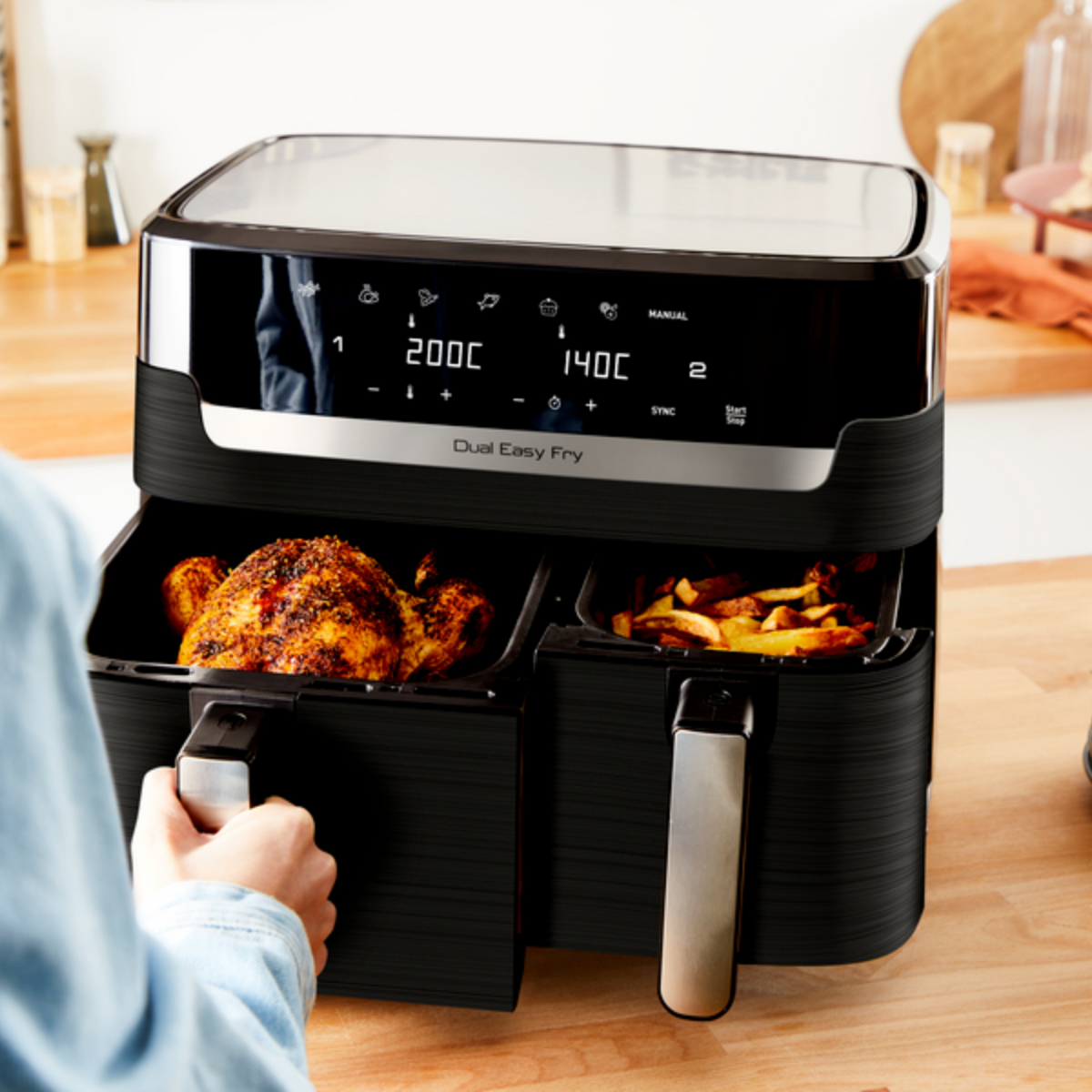 Tefal Dual Easy Fry Air Fryer 8.3 L