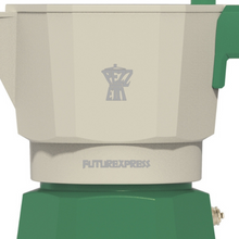 Load image into Gallery viewer, Pezzetti Future Express Stove Top Coffee Maker - Green
