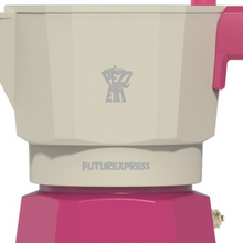 Load image into Gallery viewer, Pezzetti Future Express Stove Top Coffee Maker - Pink
