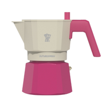 Load image into Gallery viewer, Pezzetti Future Express Stove Top Coffee Maker - Pink
