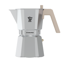 Load image into Gallery viewer, Pezzetti Future Express Stove Top Coffee Maker - Silver
