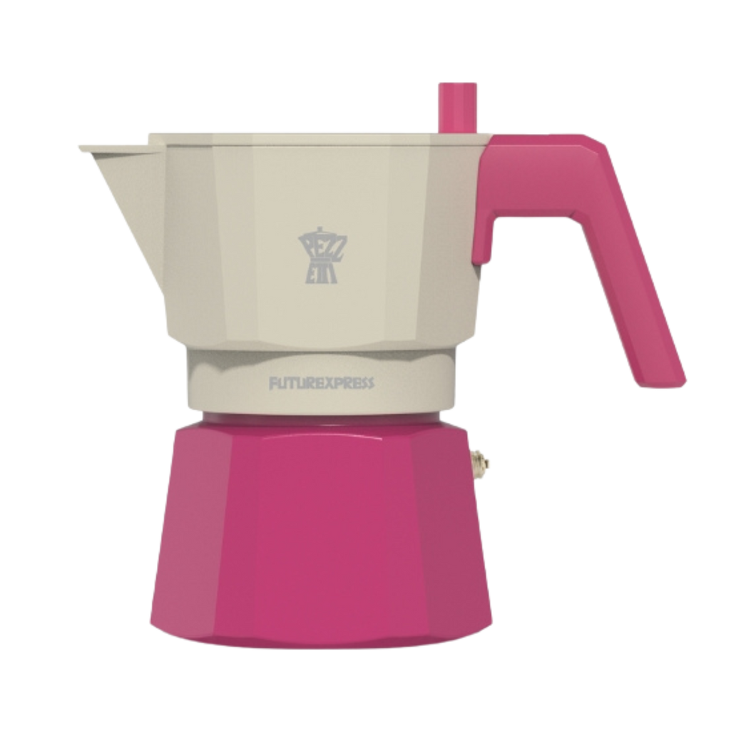 Pezzetti Future Express Stove Top Coffee Maker - Pink