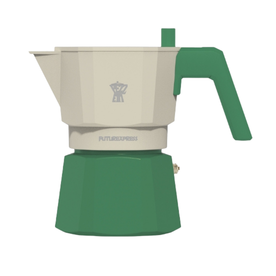 Pezzetti Future Express Stove Top Coffee Maker - Green