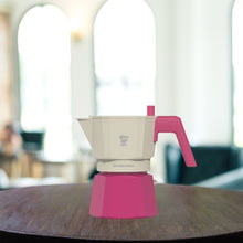 Load image into Gallery viewer, Pezzetti Future Express Stove Top Coffee Maker - Pink
