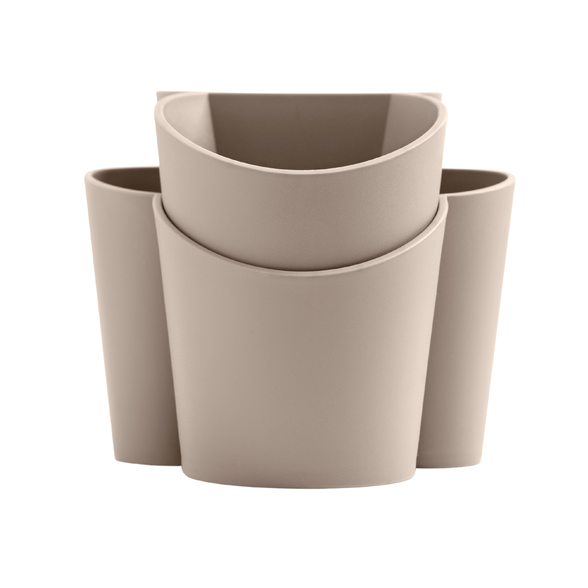 Blim+ Gocciolo Cutlery Drainer in taupe, front view