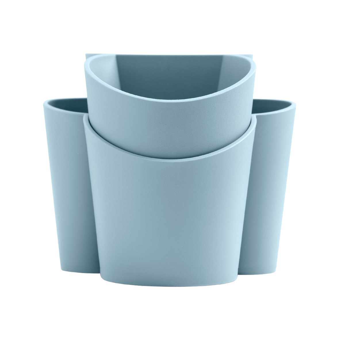 Blim+ Gocciolo Cutlery Drainer in blue, front view