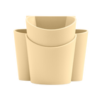 Blim+ Gocciolo Cutlery Drainer in pale yellow, front view
