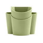 Blim+ Gocciolo Cutlery Drainer in green, front view