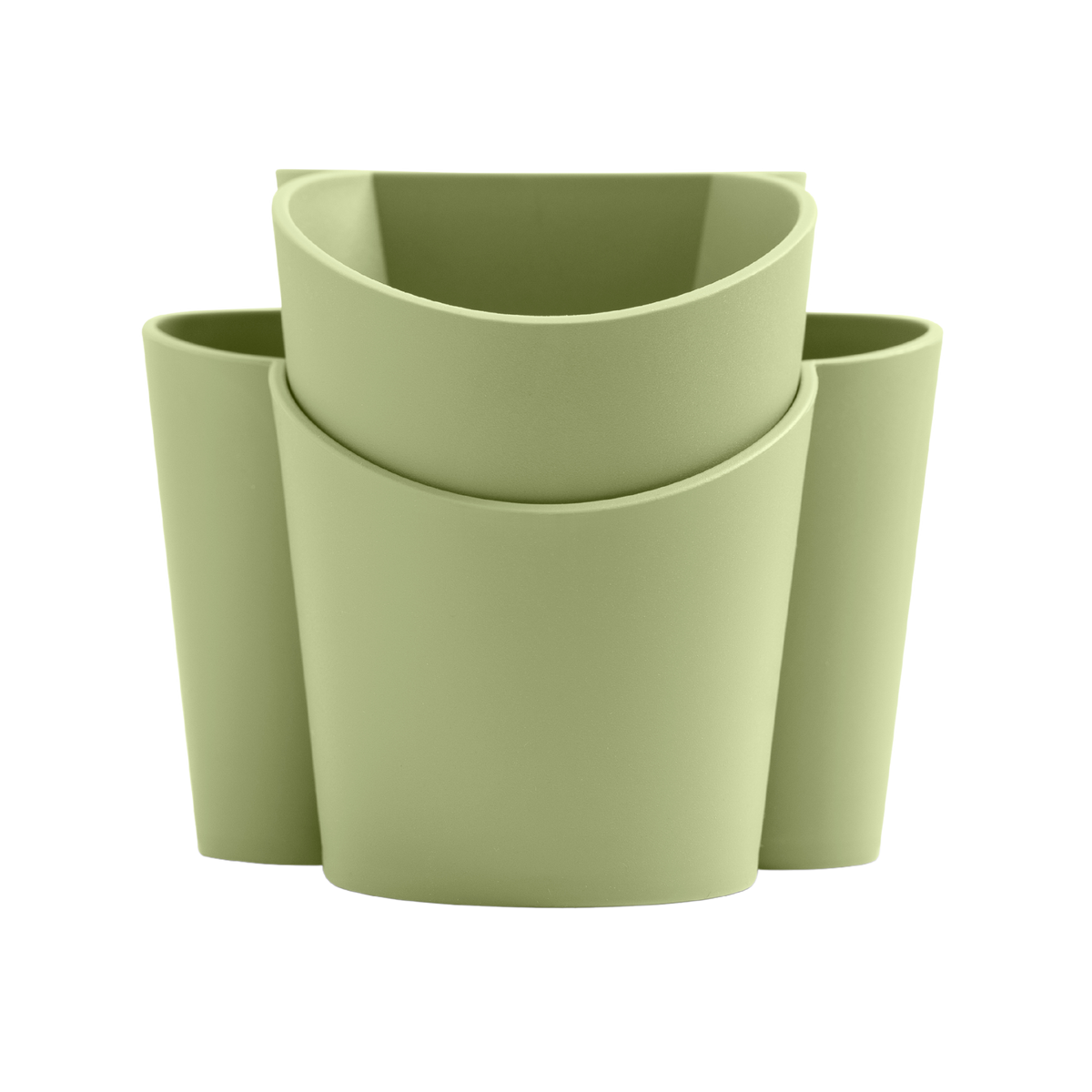 Blim+ Gocciolo Cutlery Drainer in green, front view