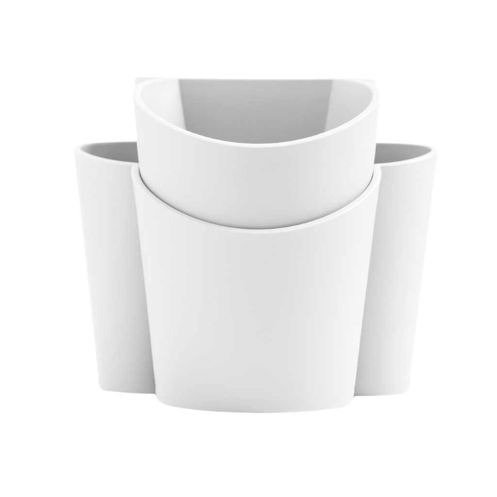 Blim+ Gocciolo Cutlery Drainer in white, front view