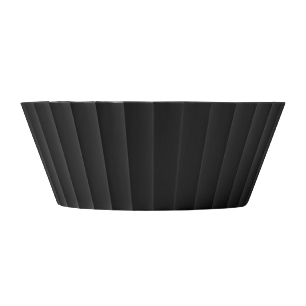 Blim+ Nettuno Bowl Large in black, side view