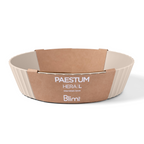 Blim+ Nettuno Bowl Large in beige, with its paper packaging band