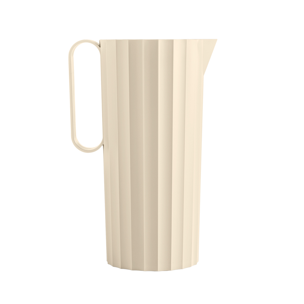 Blim+ Carafe Hydria in cream, side view