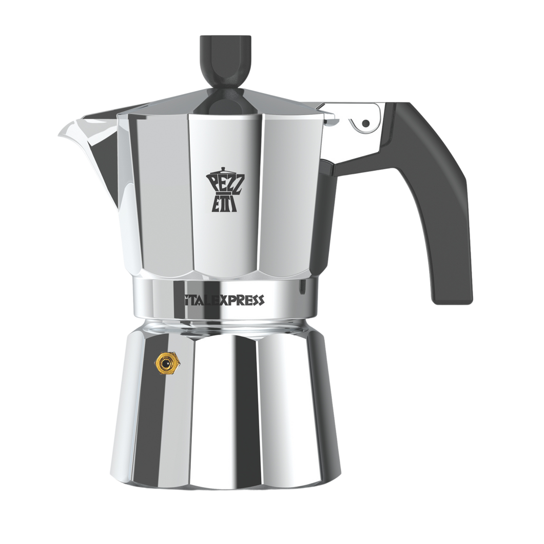 Pezzetti Ital Express Stove Top Coffee Maker - Silver