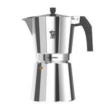 Load image into Gallery viewer, Pezzetti Ital Express Stove Top Coffee Maker - Silver
