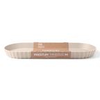 Blim+ Minerva Tray Medium in beige, with its paper packaging band