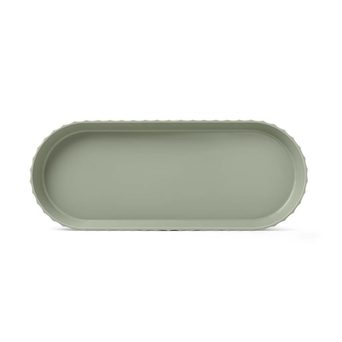 Blim+ Minerva Tray Medium in green, seen from above