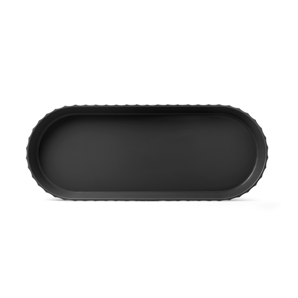 Blim+ Minerva Tray Medium in black, seen from above