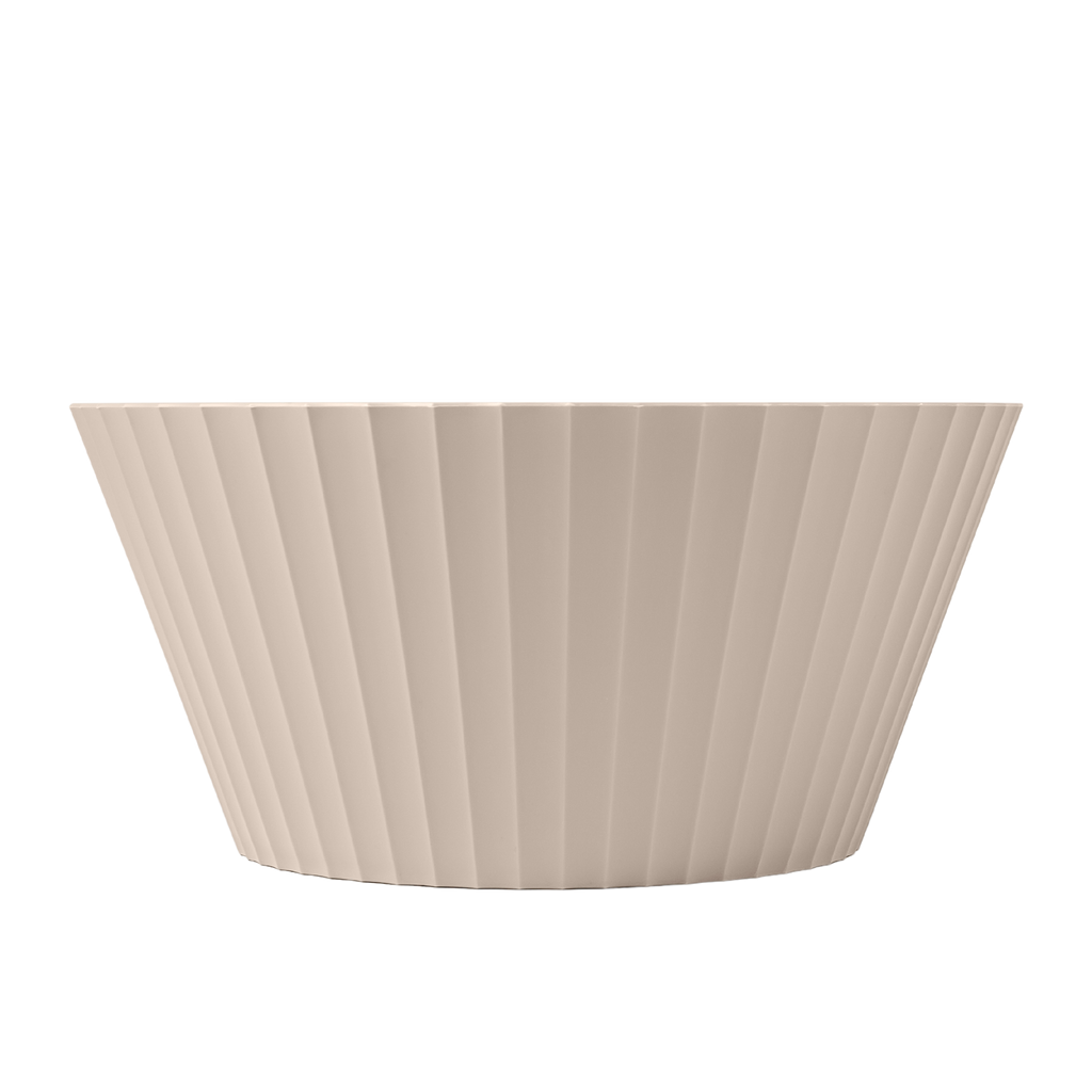 Blim+ Nettuno Bowl Extra Large in beige, side view