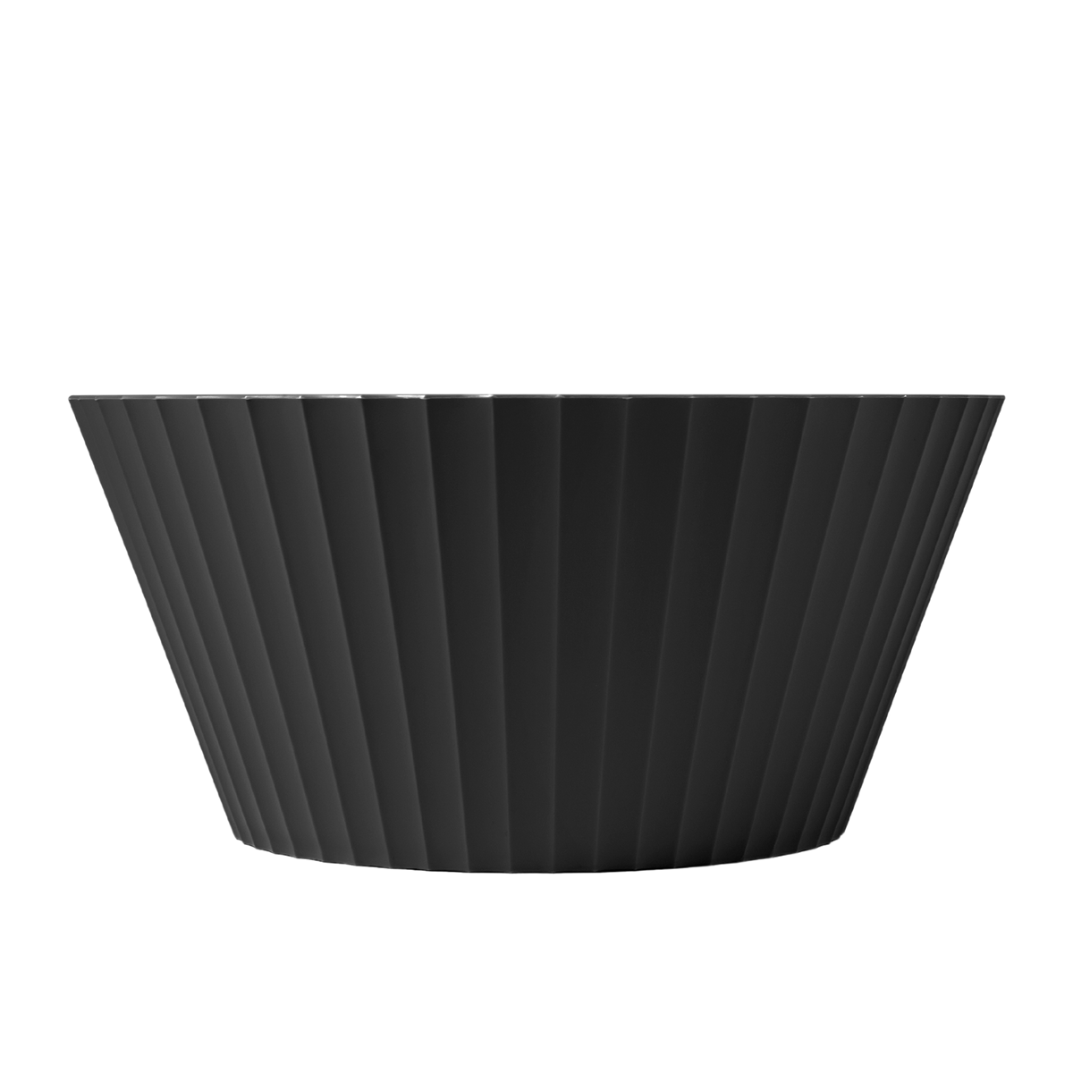 Blim+ Nettuno Bowl Extra Large in black, side view