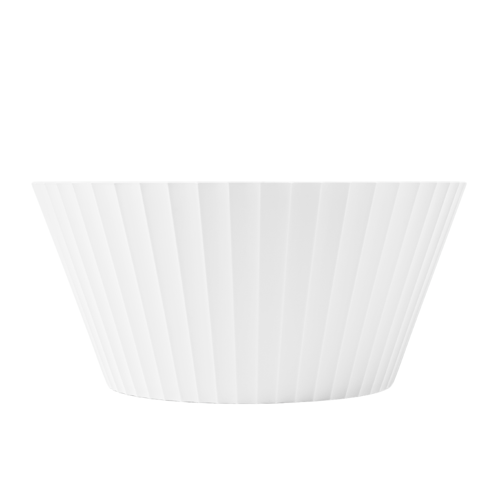 Blim+ Nettuno Bowl Extra Large in white, side view