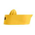 Blim+ Oblo' Juicer in yellow, side view
