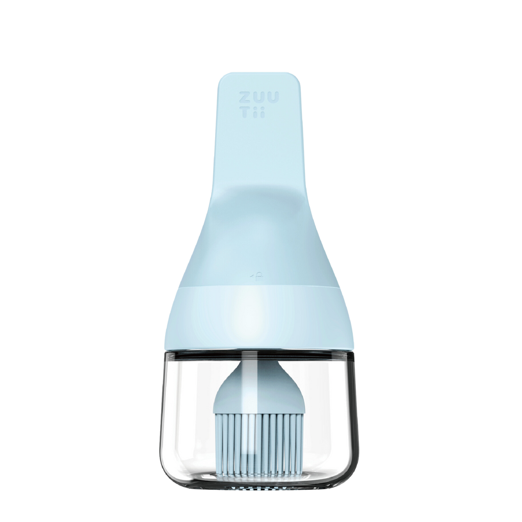 Zuutii Oil Dispenser with Brush – Lake Blue