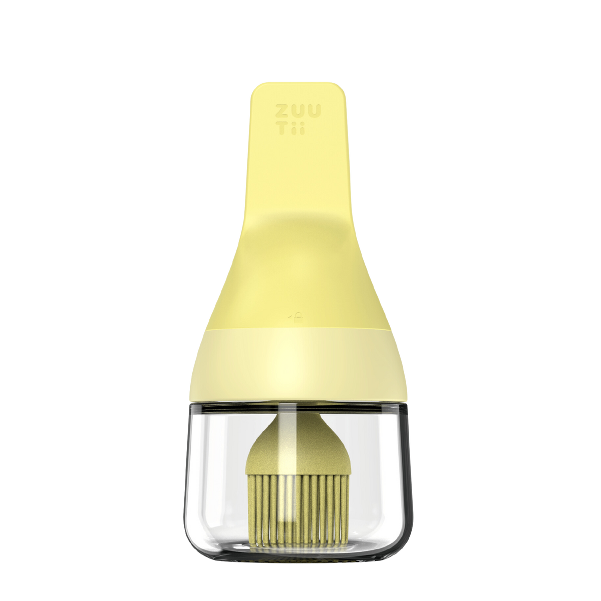Zuutii Oil Dispenser with Brush – Creamy Yellow